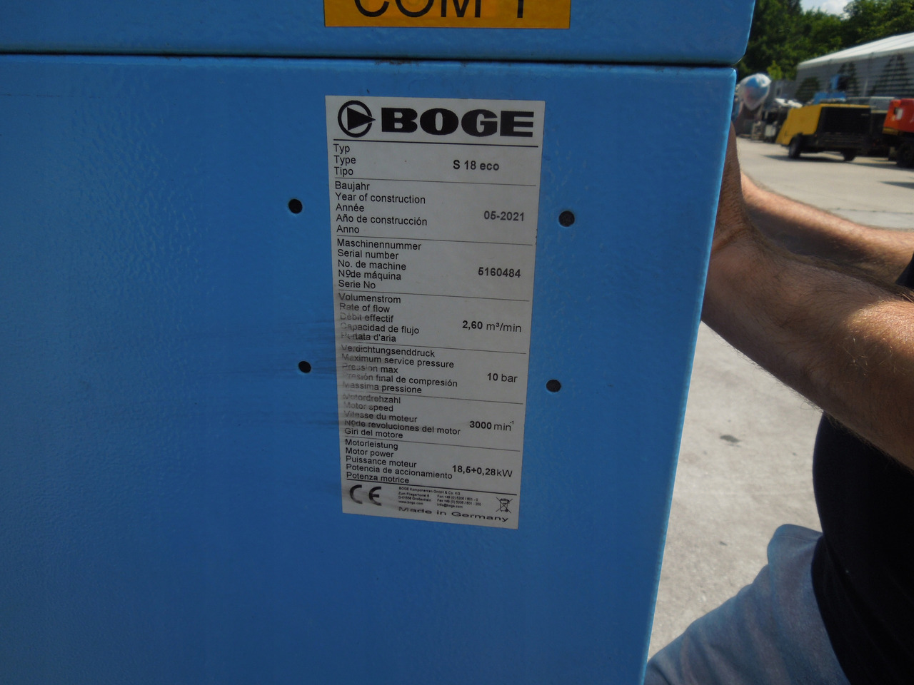 Boge S18ECO - Compresor de aire: foto 4 Boge S18ECO - Compresor de aire: foto 4