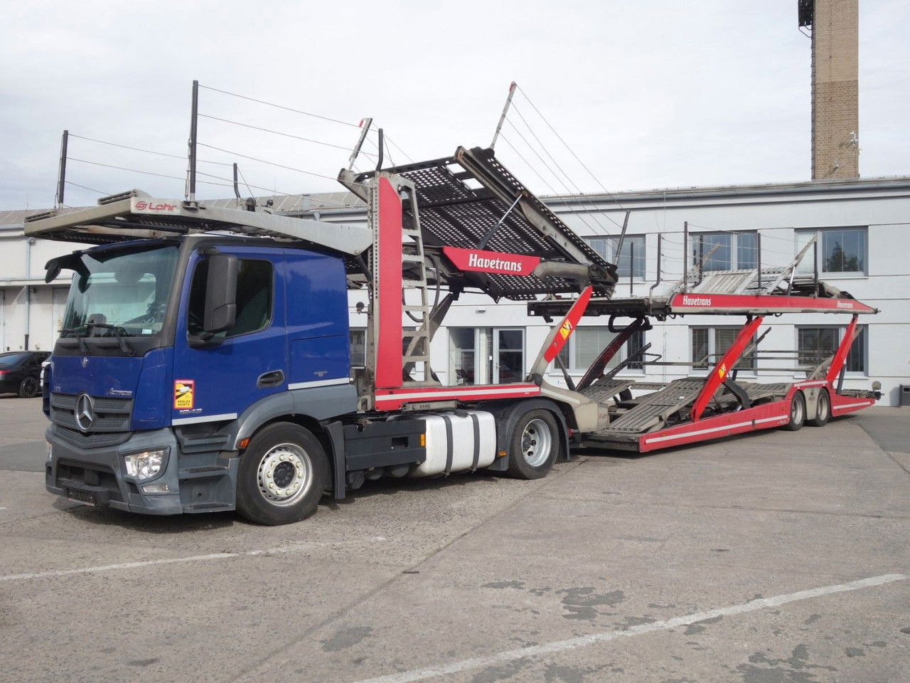Mercedes-Benz Actros 1843 mit Euro Lohr, Retarder, VDI Certifi - Portavehículos camión: foto 2 Mercedes-Benz Actros 1843 mit Euro Lohr, Retarder, VDI Certifi - Portavehículos camión: foto 2