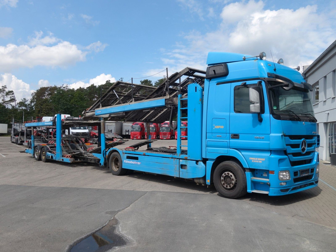 Mercedes-Benz Actros 1846 mit Kässbohrer Metago/Vario - Portavehículos camión: foto 4 Mercedes-Benz Actros 1846 mit Kässbohrer Metago/Vario - Portavehículos camión: foto 4