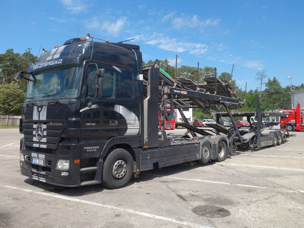 Mercedes-Benz Actros 2446 mit Rolfo für 10 PKW, Retarder - Portavehículos camión: foto 1 Mercedes-Benz Actros 2446 mit Rolfo für 10 PKW, Retarder - Portavehículos camión: foto 1