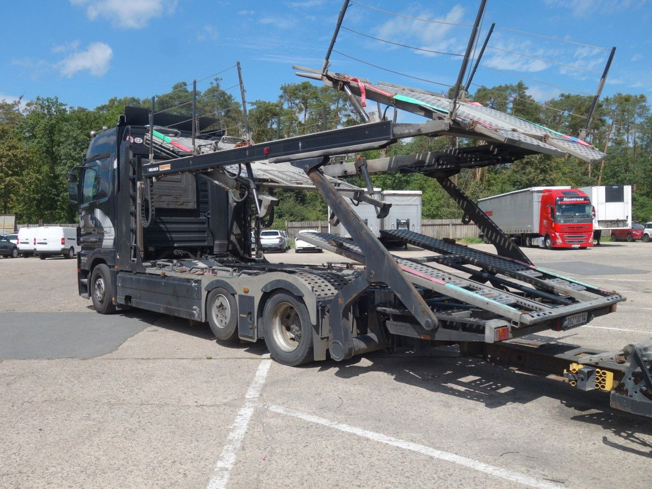 Mercedes-Benz Actros 2446 mit Rolfo für 10 PKW, Retarder - Portavehículos camión: foto 4 Mercedes-Benz Actros 2446 mit Rolfo für 10 PKW, Retarder - Portavehículos camión: foto 4