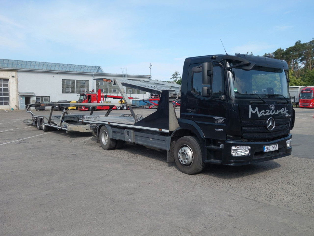 Mercedes-Benz Atego 1530 mit Anhänger für 7 PKW - Portavehículos camión: foto 2 Mercedes-Benz Atego 1530 mit Anhänger für 7 PKW - Portavehículos camión: foto 2