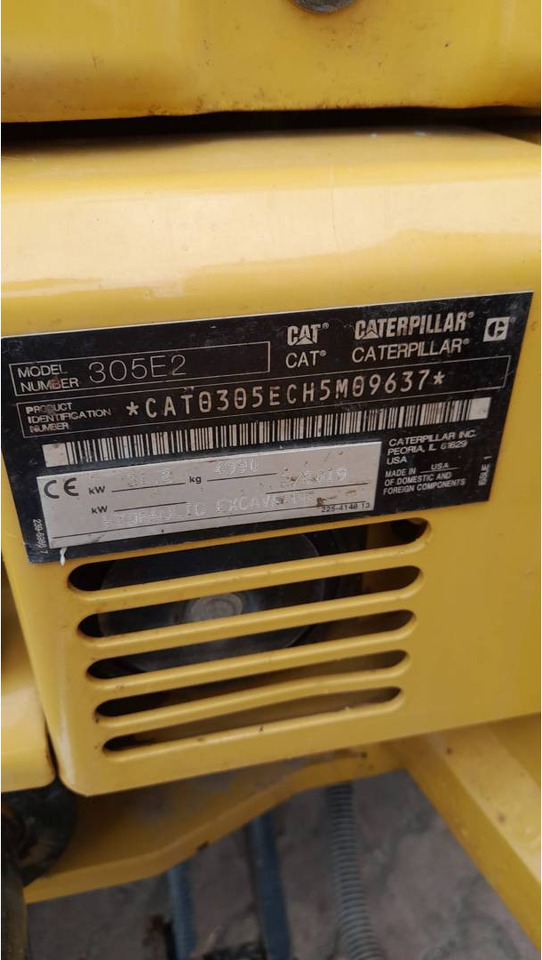 Excavadora de cadenas CAT 305E2CR: foto 6