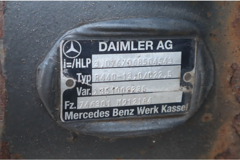 Mercedes-Benz R440-13A/C22.5 40/13 - Eje posterior para Camión: foto 4 Mercedes-Benz R440-13A/C22.5 40/13 - Eje posterior para Camión: foto 4