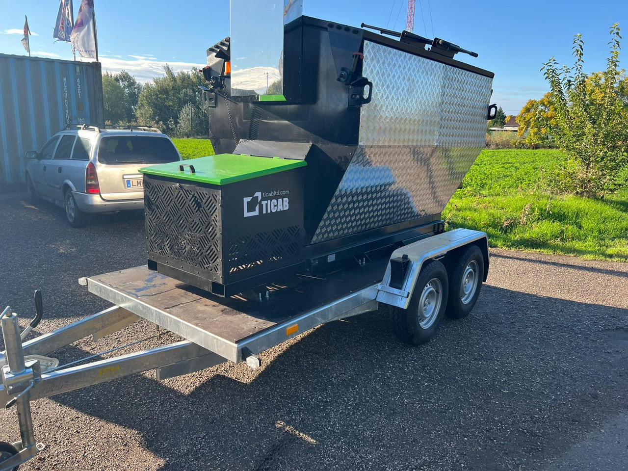 TICAB Asphalt Hot Box from the Manufacturer for 2,8 t, termiskais bunkurs asfaltam HB-2 - Construcción de carreteras: foto 5 TICAB Asphalt Hot Box from the Manufacturer for 2,8 t, termiskais bunkurs asfaltam HB-2 - Construcción de carreteras: foto 5