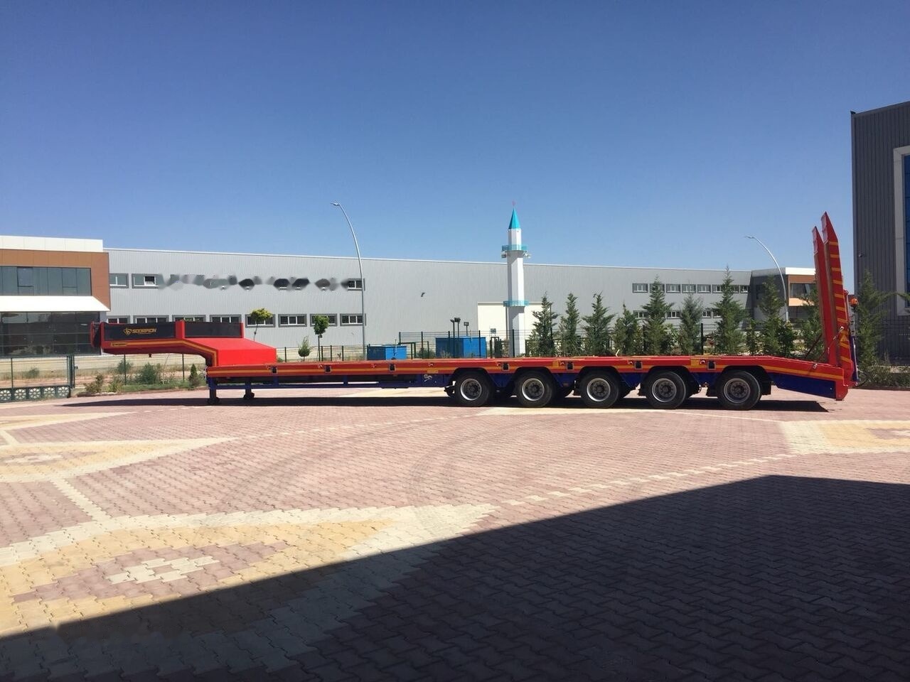 Góndola rebajadas semirremolque nuevo Scorpion Trailer SCORPION TRAILER NEW 5 AXLE LOWBED SEMI TRAILER (MANUFACTURER COMPANY): foto 8