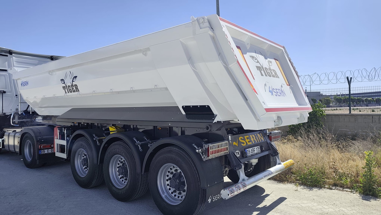 Volquete semirremolque para transporte de materiales áridos nuevo SERIN Tiger HARDOX  28 m³ Tipper Semi-Trailer: foto 8 Volquete semirremolque para transporte de materiales áridos nuevo SERIN Tiger HARDOX  28 m³ Tipper Semi-Trailer: foto 8