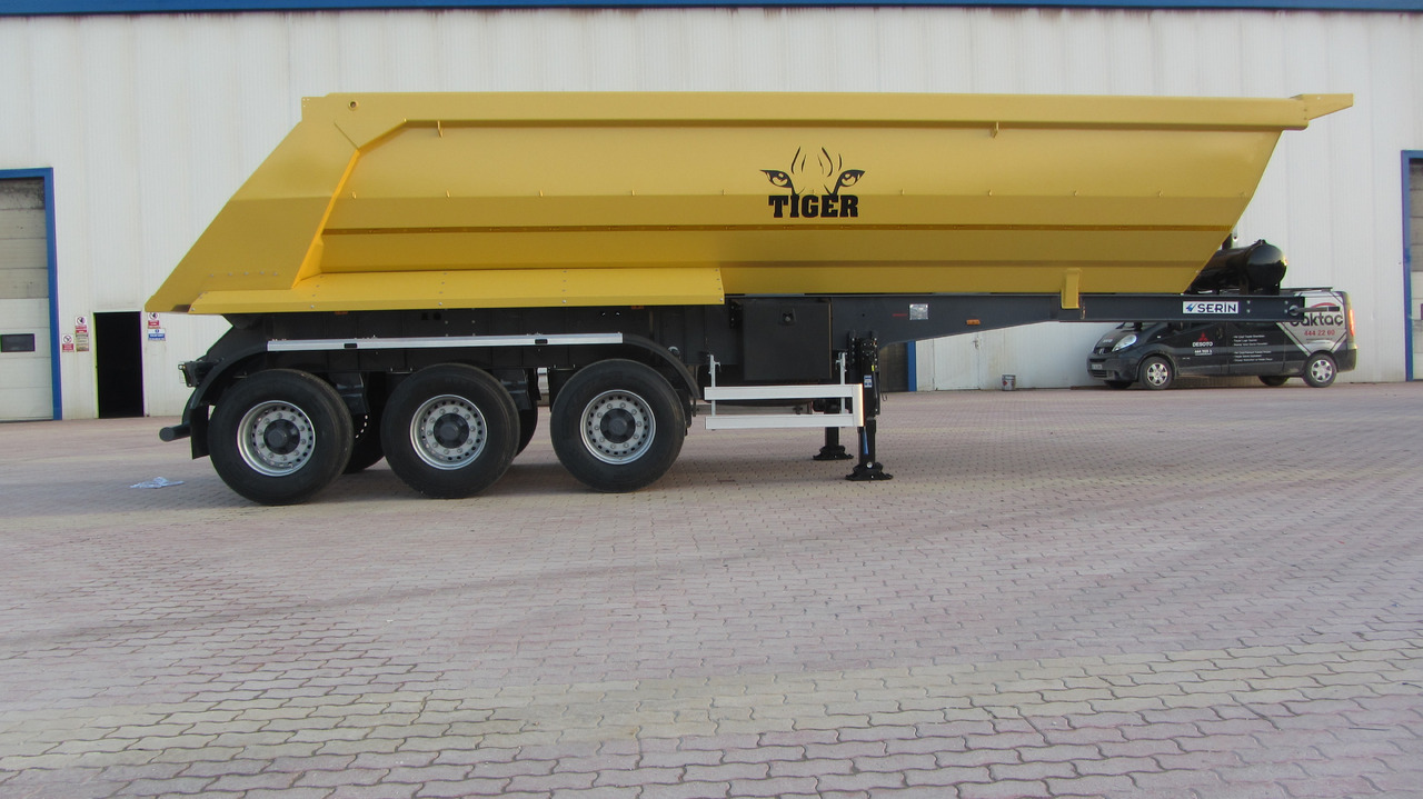 Volquete semirremolque para transporte de materiales áridos nuevo SERIN Tiger Hardox Tipper Semi Trailer 20 m³/24 m³ /28 m³: foto 9