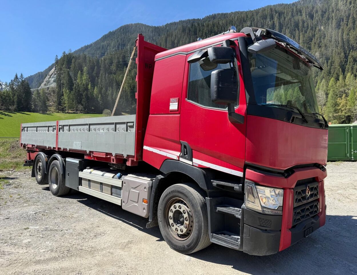 Renault T460 6x2, E6, BDF mit Pritsche 7,40m - Camión caja abierta: foto 1 Renault T460 6x2, E6, BDF mit Pritsche 7,40m - Camión caja abierta: foto 1