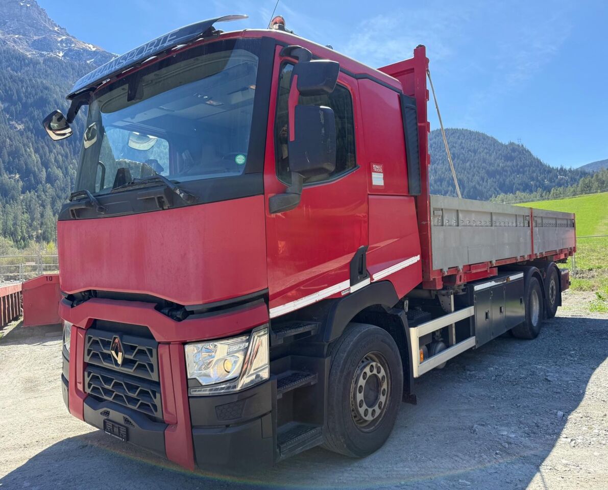 Renault T460 6x2, E6, BDF mit Pritsche 7,40m - Camión caja abierta: foto 2 Renault T460 6x2, E6, BDF mit Pritsche 7,40m - Camión caja abierta: foto 2