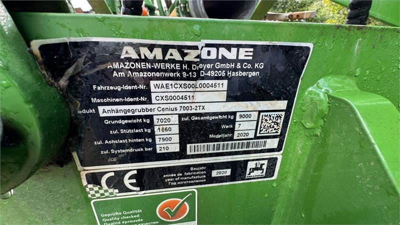 Amazone Cenius 7003 - 2TX Cenius 7003 m. så fordeler - Grada: foto 4 Amazone Cenius 7003 - 2TX Cenius 7003 m. så fordeler - Grada: foto 4