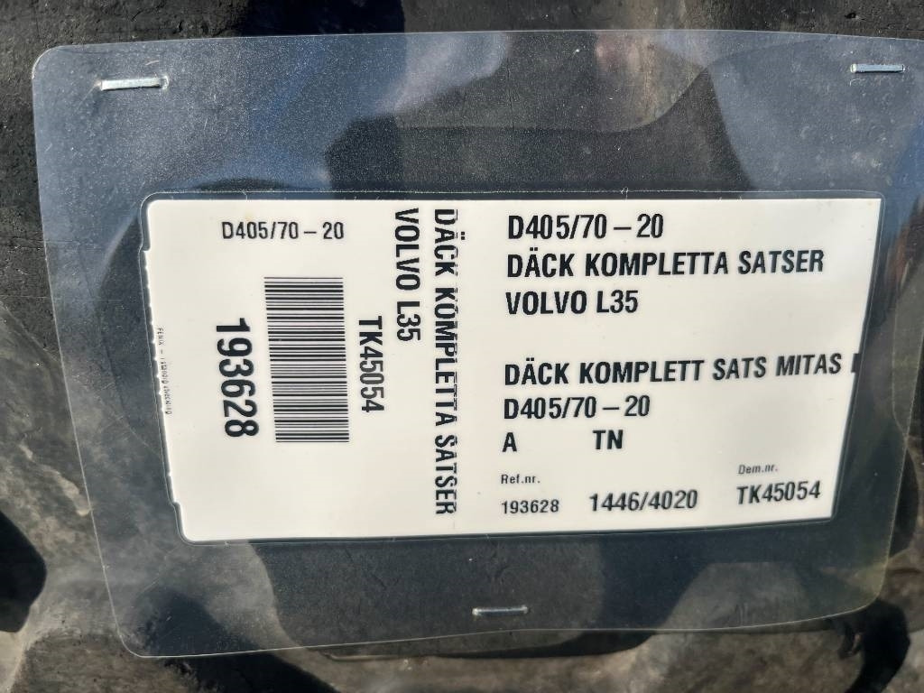 Mitas 405 70 R20 till Volvo L30 L35 - Neumático para Maquinaria de construcción: foto 2 Mitas 405 70 R20 till Volvo L30 L35 - Neumático para Maquinaria de construcción: foto 2