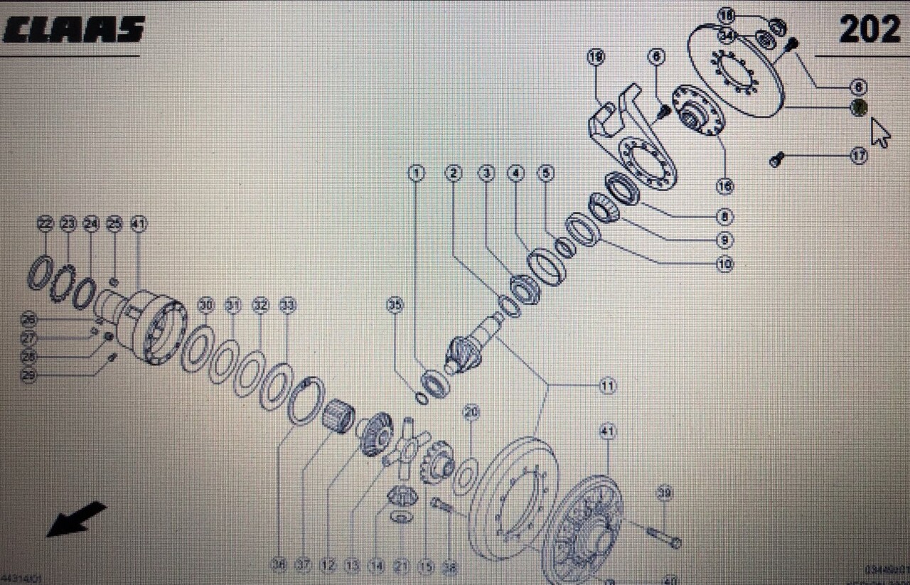 CLAAS 00 0580 523 0/Claas tarcza hamulcowa/Claas Xerion 3300 - Discos de freno para Tractor: foto 1 CLAAS 00 0580 523 0/Claas tarcza hamulcowa/Claas Xerion 3300 - Discos de freno para Tractor: foto 1
