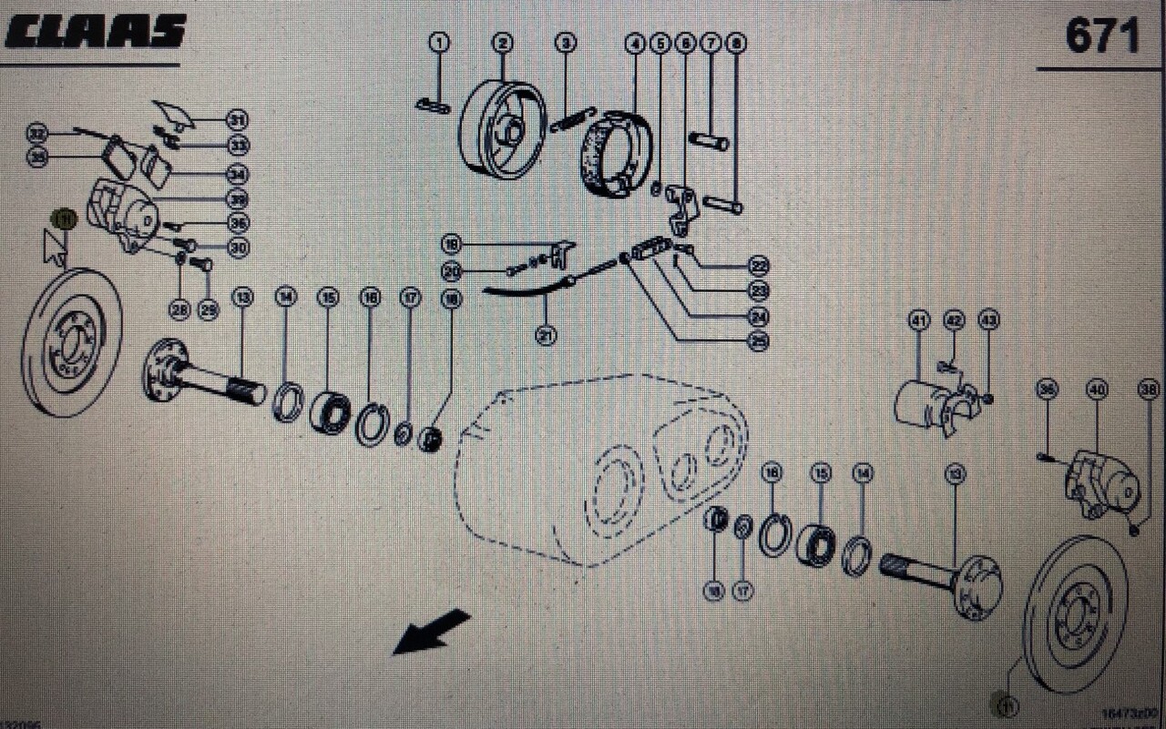 CLAAS 00 0750 052 1/Claas tarcza hamulcowa/Claas Lexion 580 630-620 750-740 465 570 - Discos de freno para Maquinaria agrícola: foto 1 CLAAS 00 0750 052 1/Claas tarcza hamulcowa/Claas Lexion 580 630-620 750-740 465 570 - Discos de freno para Maquinaria agrícola: foto 1