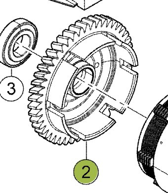 CLAAS Arion 610 660 Koło Zębate Napędu Przedniej Osi 0011477090 00 1147 709 0 - Eje y piezas para Maquinaria agrícola: foto 1 CLAAS Arion 610 660 Koło Zębate Napędu Przedniej Osi 0011477090 00 1147 709 0 - Eje y piezas para Maquinaria agrícola: foto 1