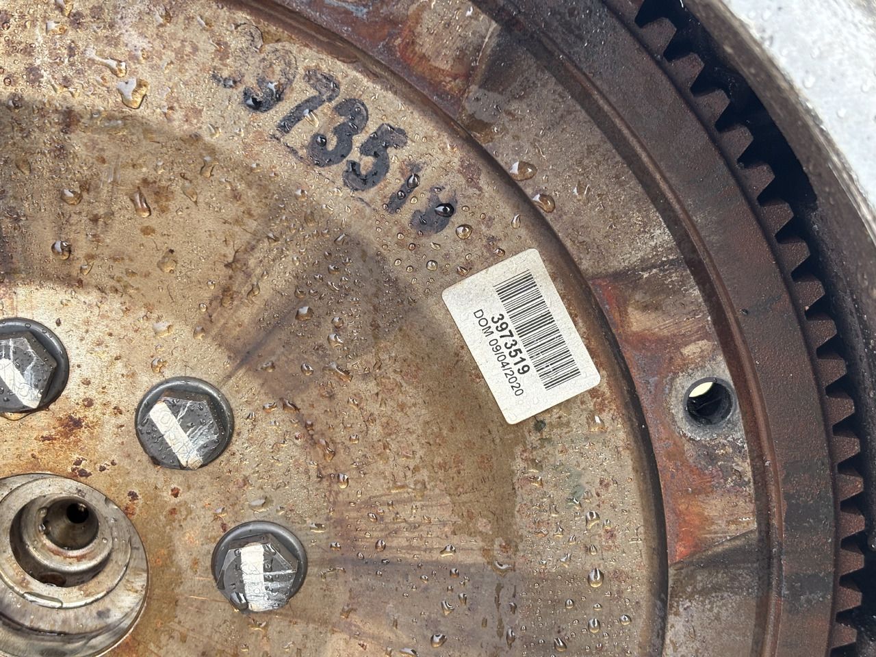 Volante de inercia para Maquinaria agrícola CUMMINS 4.5QSB 4.5 QSB Kompletny Silnik Słupek Blok Głowica Pokrywa Koło Zamachowe Miska Kolektor: foto 8 Volante de inercia para Maquinaria agrícola CUMMINS 4.5QSB 4.5 QSB Kompletny Silnik Słupek Blok Głowica Pokrywa Koło Zamachowe Miska Kolektor: foto 8