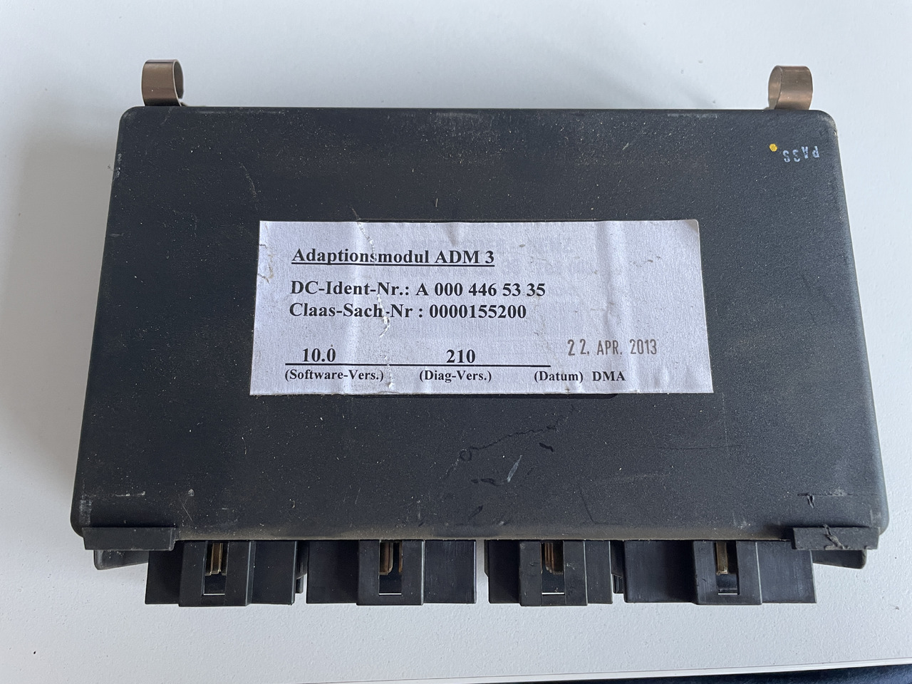 Claas Jaguar Lexion Tucano Mercedes - moduł sterownik ADM3 0000155200 A0004465335 - Sistema eléctrico para Maquinaria agrícola: foto 1 Claas Jaguar Lexion Tucano Mercedes - moduł sterownik ADM3 0000155200 A0004465335 - Sistema eléctrico para Maquinaria agrícola: foto 1
