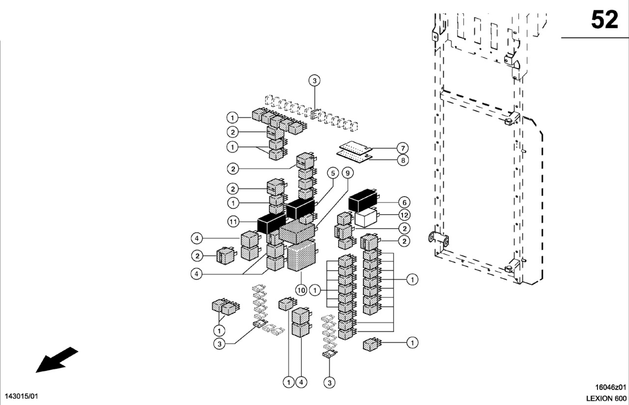 Claas Lexion 600 PRZEKAŹNIK 0000146320 (Centrala elektryczna, przekażniki i bezpieczniki) - Relé para Cosechadora de granos: foto 1 Claas Lexion 600 PRZEKAŹNIK 0000146320 (Centrala elektryczna, przekażniki i bezpieczniki) - Relé para Cosechadora de granos: foto 1