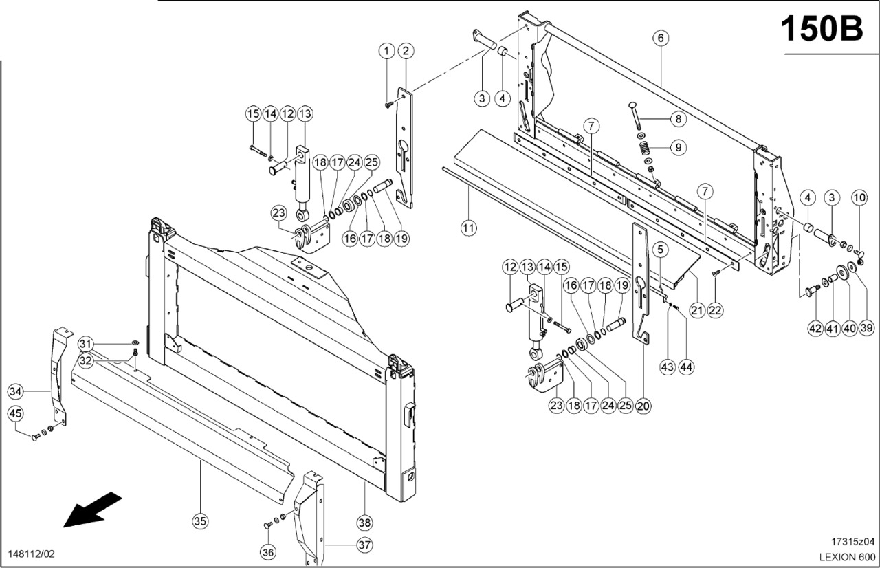Claas Lexion 600 RAMA 0005172621 (Hp-obrotowa rama i adapter) - Bastidor/ Chasis para Cosechadora de granos: foto 1 Claas Lexion 600 RAMA 0005172621 (Hp-obrotowa rama i adapter) - Bastidor/ Chasis para Cosechadora de granos: foto 1