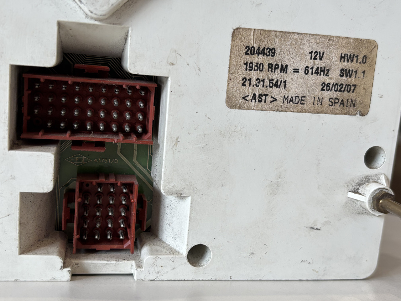 Claas Nectis 204439 00 1143 077 0   0011430770, BIMA7501369 - Salpicadero para Tractor: foto 3 Claas Nectis 204439 00 1143 077 0   0011430770, BIMA7501369 - Salpicadero para Tractor: foto 3