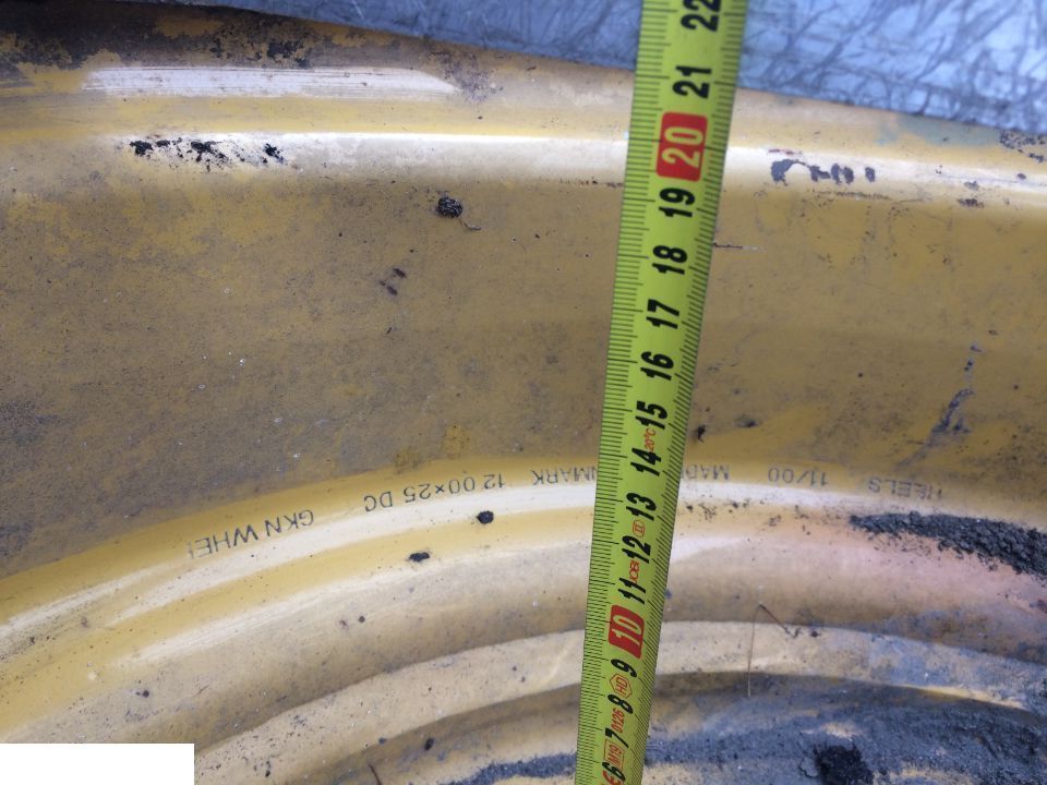 Felgi Cat Caterpillar 12x25 - Llanta para Maquinaria de construcción: foto 3 Felgi Cat Caterpillar 12x25 - Llanta para Maquinaria de construcción: foto 3