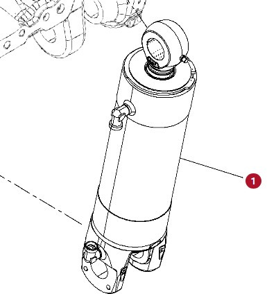 Fendt 930 933 936 942 GEN 7 Siłownik Hydrauliczny Tylnego TUZ CZĘŚCI H218PB400102A - Cilindro hidráulico para Maquinaria agrícola: foto 1 Fendt 930 933 936 942 GEN 7 Siłownik Hydrauliczny Tylnego TUZ CZĘŚCI H218PB400102A - Cilindro hidráulico para Maquinaria agrícola: foto 1