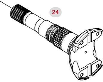 Fendt Vario 1038 1042 1046 1050 GEN 3 Wał Hamulcy Hamulców F530300200180 - Piezas de freno para Maquinaria agrícola: foto 1 Fendt Vario 1038 1042 1046 1050 GEN 3 Wał Hamulcy Hamulców F530300200180 - Piezas de freno para Maquinaria agrícola: foto 1