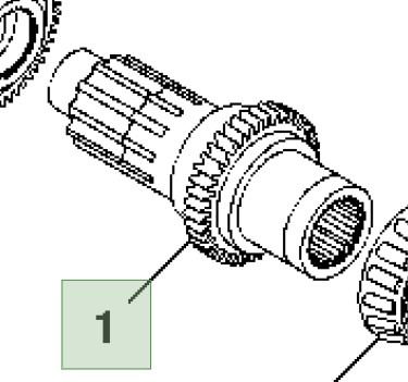 John Deere 8110 8210 8310 8410 Wał Wałek CZĘŚCI R266971 - Oruga - Rodillo para Maquinaria agrícola: foto 1 John Deere 8110 8210 8310 8410 Wał Wałek CZĘŚCI R266971 - Oruga - Rodillo para Maquinaria agrícola: foto 1