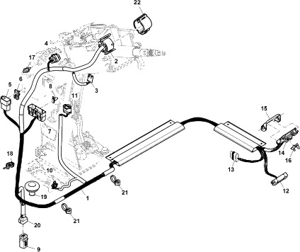 John Deere 9470RX - Wiązka przewodów RE574961 (Hamulec) - Cables/ Alambres para Tractor: foto 1 John Deere 9470RX - Wiązka przewodów RE574961 (Hamulec) - Cables/ Alambres para Tractor: foto 1