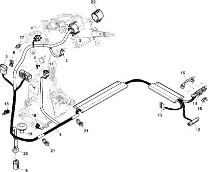 John Deere 9470RX - Wiązka przewodów RE574963 (Hamulec) - Cables/ Alambres para Tractor: foto 1 John Deere 9470RX - Wiązka przewodów RE574963 (Hamulec) - Cables/ Alambres para Tractor: foto 1