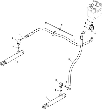 John Deere 960 - Siłownik hydrauliczny DC213432 (Układ hydrauliczny) - Cilindro hidráulico para Maquinaria agrícola: foto 1 John Deere 960 - Siłownik hydrauliczny DC213432 (Układ hydrauliczny) - Cilindro hidráulico para Maquinaria agrícola: foto 1