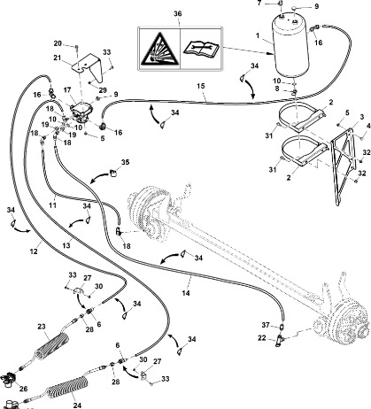 John Deere 960 - Zawór DC54371 (Hamulce) - Válvula de freno para Rotoempacadora: foto 1 John Deere 960 - Zawór DC54371 (Hamulce) - Válvula de freno para Rotoempacadora: foto 1