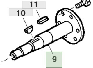 John Deere 9780CTS 9780HM 9780 CTS Wał H164717 - Transmisión para Maquinaria agrícola: foto 1 John Deere 9780CTS 9780HM 9780 CTS Wał H164717 - Transmisión para Maquinaria agrícola: foto 1