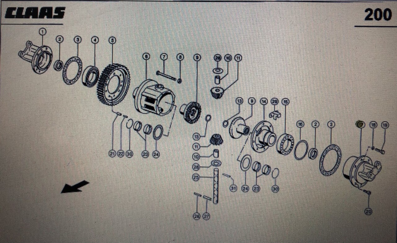 Kołnierz tarczy hamulcowej Claas Mega 370-340 Nr katalogowy 000 669 737 1 - Discos de freno para Cosechadora de granos: foto 1 Kołnierz tarczy hamulcowej Claas Mega 370-340 Nr katalogowy 000 669 737 1 - Discos de freno para Cosechadora de granos: foto 1