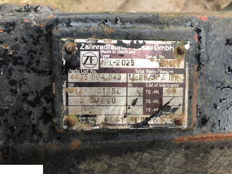 Most Przedni ZF APL 2025 Części - Eje delantero para Maquinaria agrícola: foto 2 Most Przedni ZF APL 2025 Części - Eje delantero para Maquinaria agrícola: foto 2