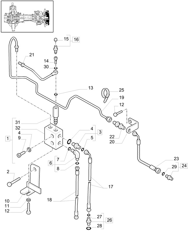 New Holland T6010 Zawór hamulca 47057695 - Válvula de freno para Maquinaria agrícola: foto 1 New Holland T6010 Zawór hamulca 47057695 - Válvula de freno para Maquinaria agrícola: foto 1