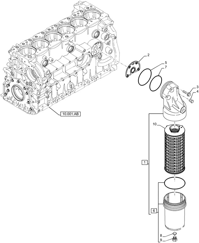 New Holland T6090 T6070 Pokrywa 8097845 - Motor y piezas para Tractor: foto 1 New Holland T6090 T6070 Pokrywa 8097845 - Motor y piezas para Tractor: foto 1