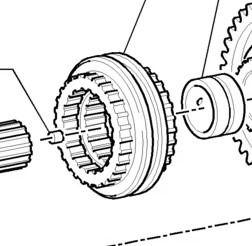 New Holland TM165 TM155 TM150 TM140 TM145 Synchronizator 5189253 - Caja de cambios y piezas para Maquinaria agrícola: foto 1 New Holland TM165 TM155 TM150 TM140 TM145 Synchronizator 5189253 - Caja de cambios y piezas para Maquinaria agrícola: foto 1