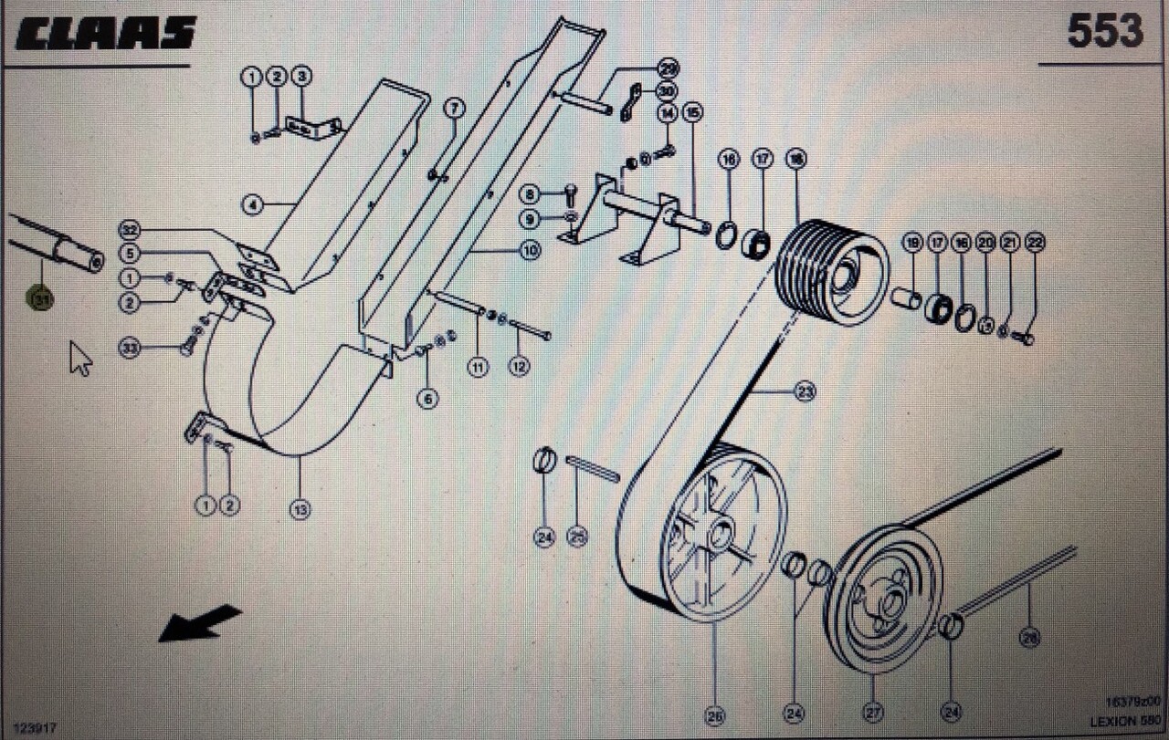 CLAAS 00 0667 903 1/Claas wałek pośredni/Claas Lexion 580 670 460-440 480 560-540 600 - Piezas de recambio para Cosechadora de granos: foto 1 CLAAS 00 0667 903 1/Claas wałek pośredni/Claas Lexion 580 670 460-440 480 560-540 600 - Piezas de recambio para Cosechadora de granos: foto 1
