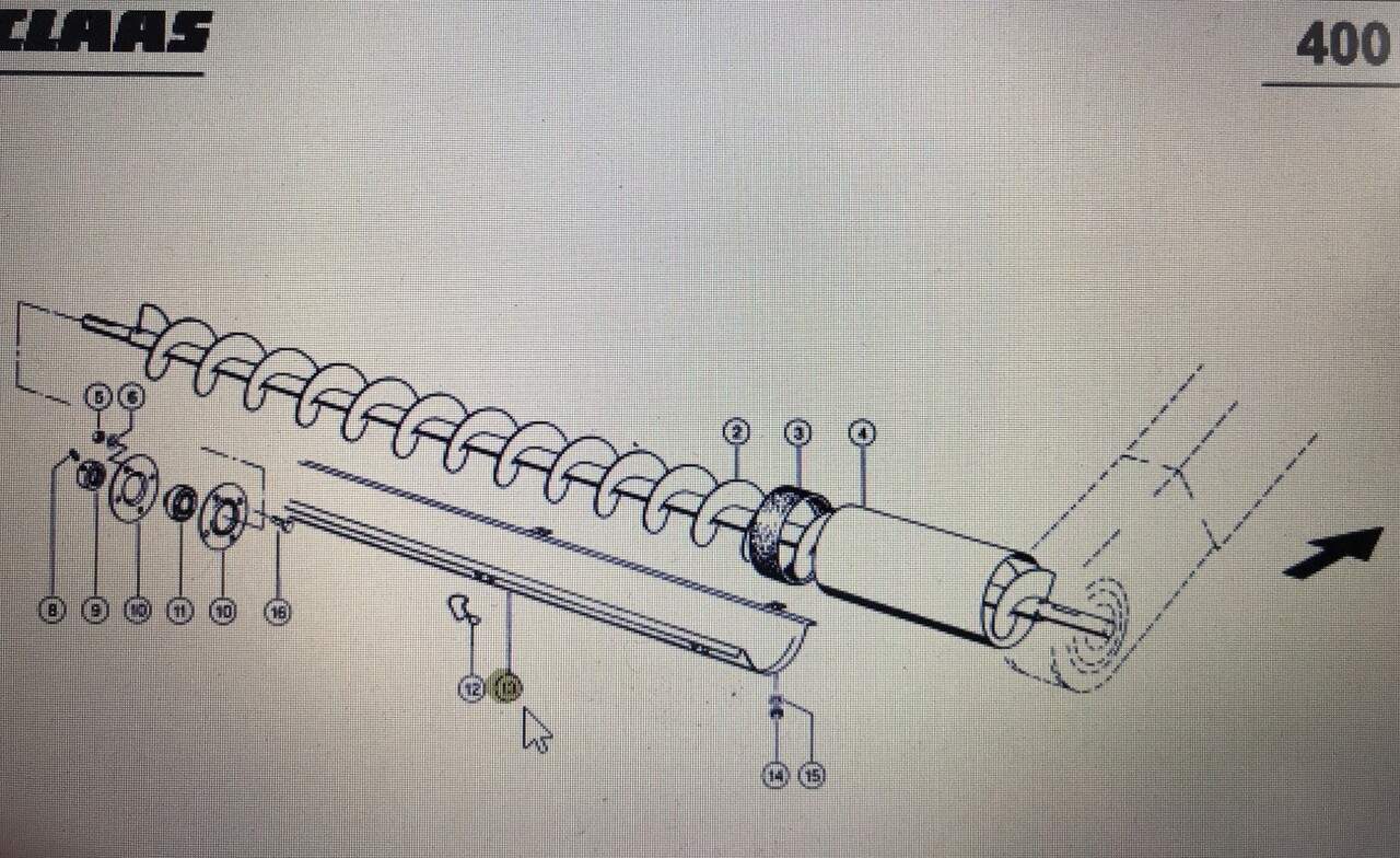 CLAAS 00 0734 631 0/Claas niecka/Claas Lexion 580 670-640 460-440 570 480 760 - Piezas de recambio para Cosechadora de granos: foto 1 CLAAS 00 0734 631 0/Claas niecka/Claas Lexion 580 670-640 460-440 570 480 760 - Piezas de recambio para Cosechadora de granos: foto 1