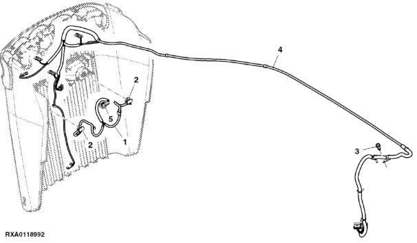 RE306002 John Deere 8345R - Wiązka przewodów - Cables/ Alambres para Tractor: foto 1 RE306002 John Deere 8345R - Wiązka przewodów - Cables/ Alambres para Tractor: foto 1