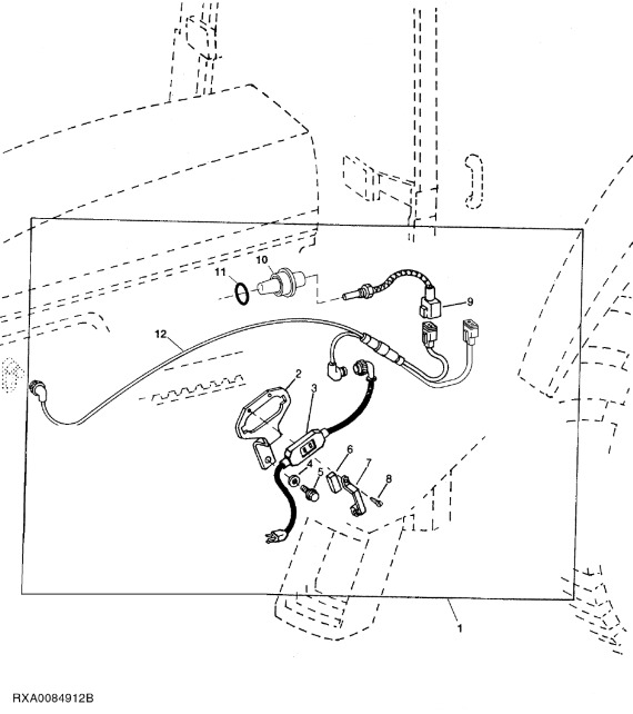 RE55891 John Deere 8345R - Przewód zasilający - Cables/ Alambres para Tractor: foto 1 RE55891 John Deere 8345R - Przewód zasilający - Cables/ Alambres para Tractor: foto 1