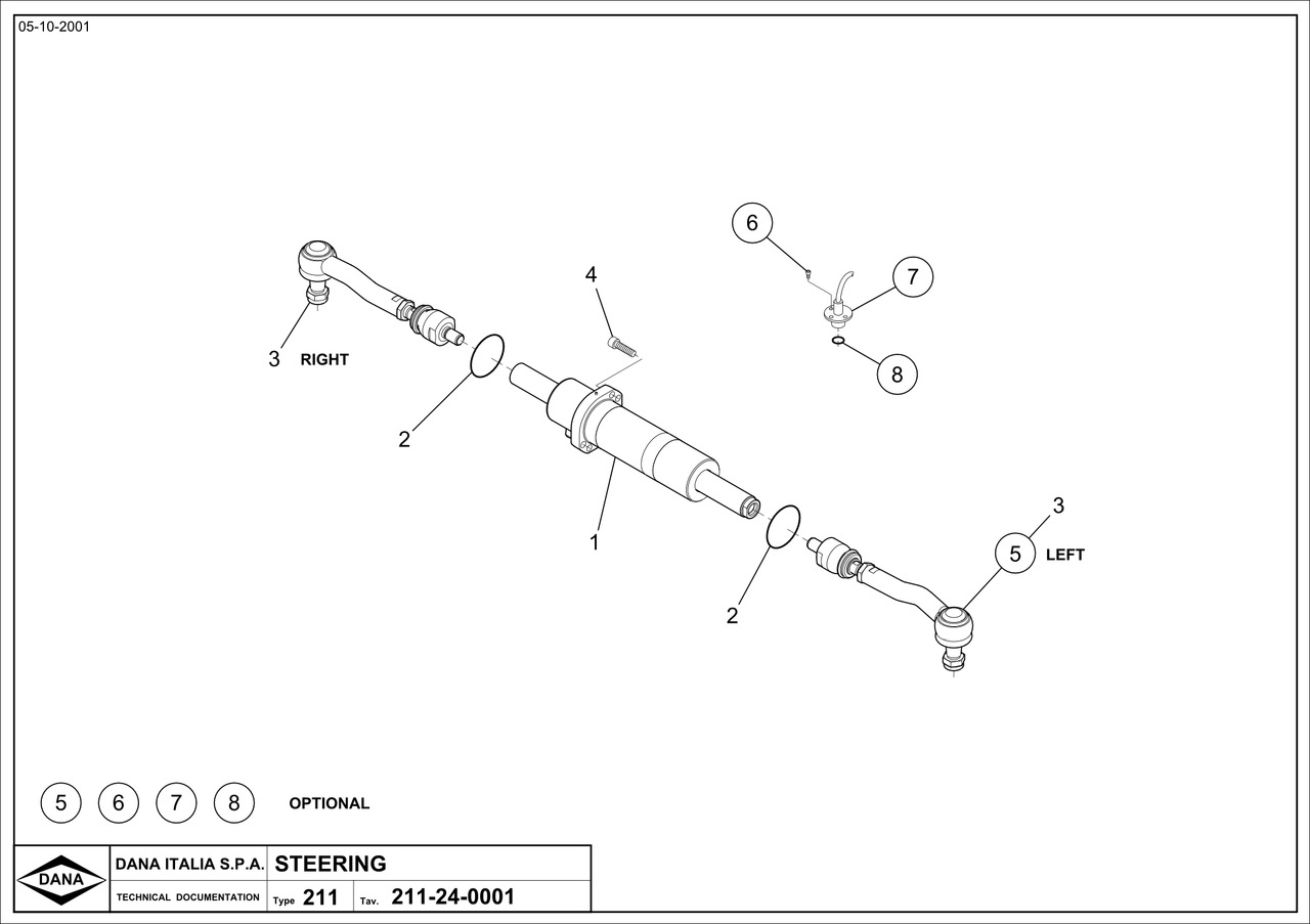 SPICER 311/211/174 Sterowanie Drążek Przegub Cylinder CZĘŚCI - Cilindro hidráulico para Maquinaria agrícola: foto 2 SPICER 311/211/174 Sterowanie Drążek Przegub Cylinder CZĘŚCI - Cilindro hidráulico para Maquinaria agrícola: foto 2