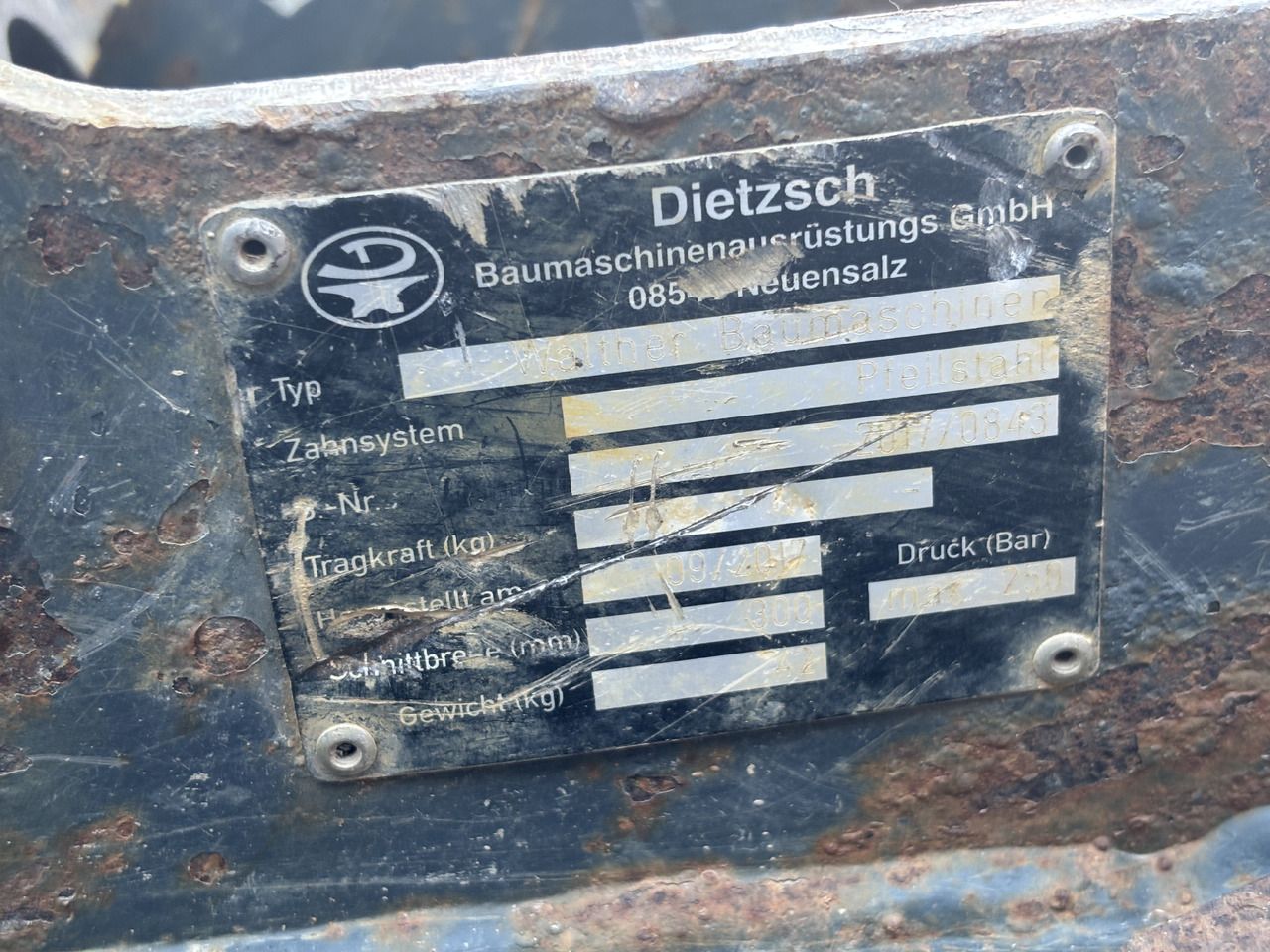 Walther Baumaschinen Łyżka Do Koparki 300mm 2017/0843 09/2017 - Cazo para excavadora: foto 4 Walther Baumaschinen Łyżka Do Koparki 300mm 2017/0843 09/2017 - Cazo para excavadora: foto 4