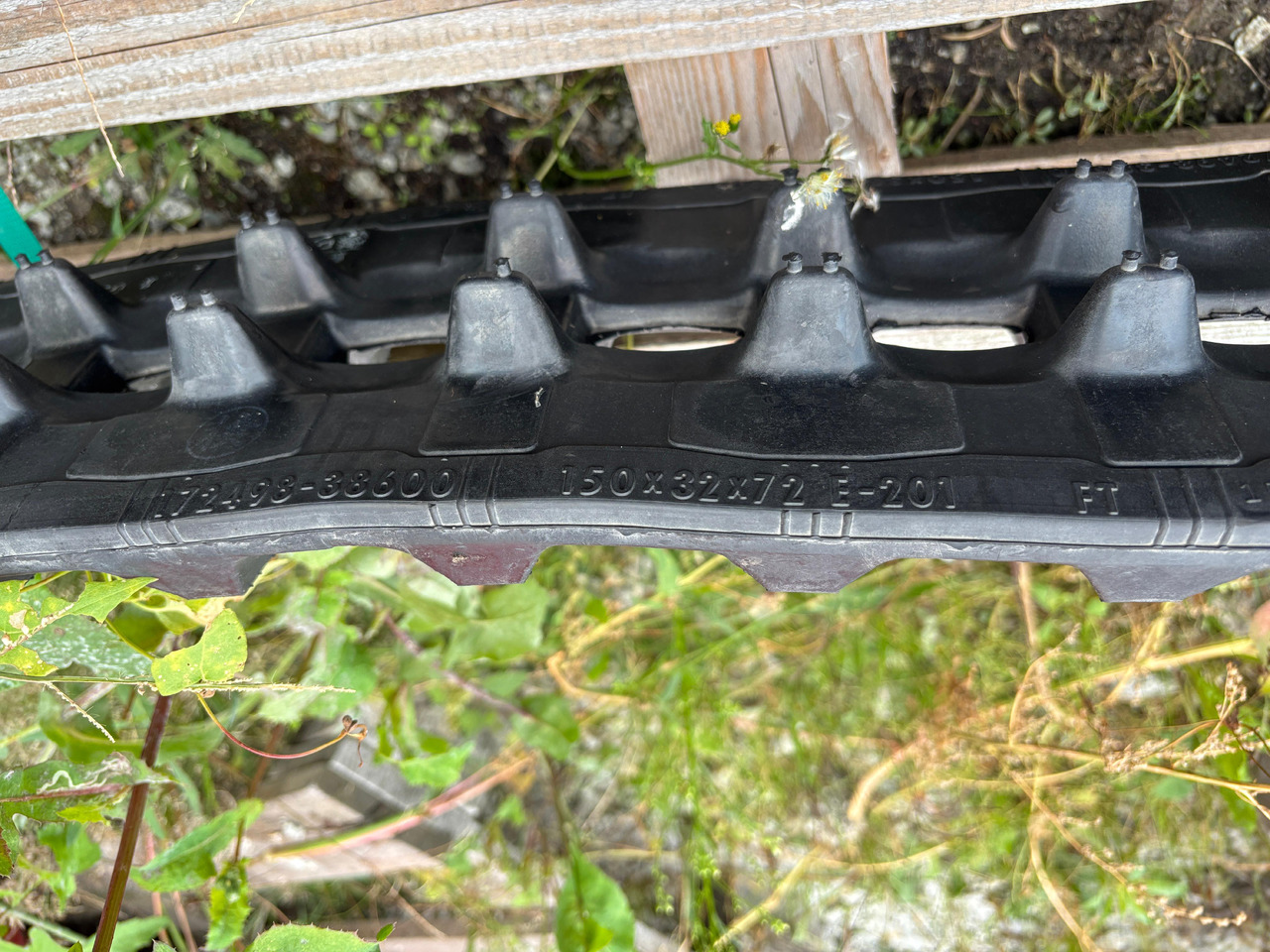 Yanmar SV05 SV05-A SV05-B Gąsienica Gumowa 172498-38600 150x32x72 - Oruga para Maquinaria de construcción: foto 2 Yanmar SV05 SV05-A SV05-B Gąsienica Gumowa 172498-38600 150x32x72 - Oruga para Maquinaria de construcción: foto 2