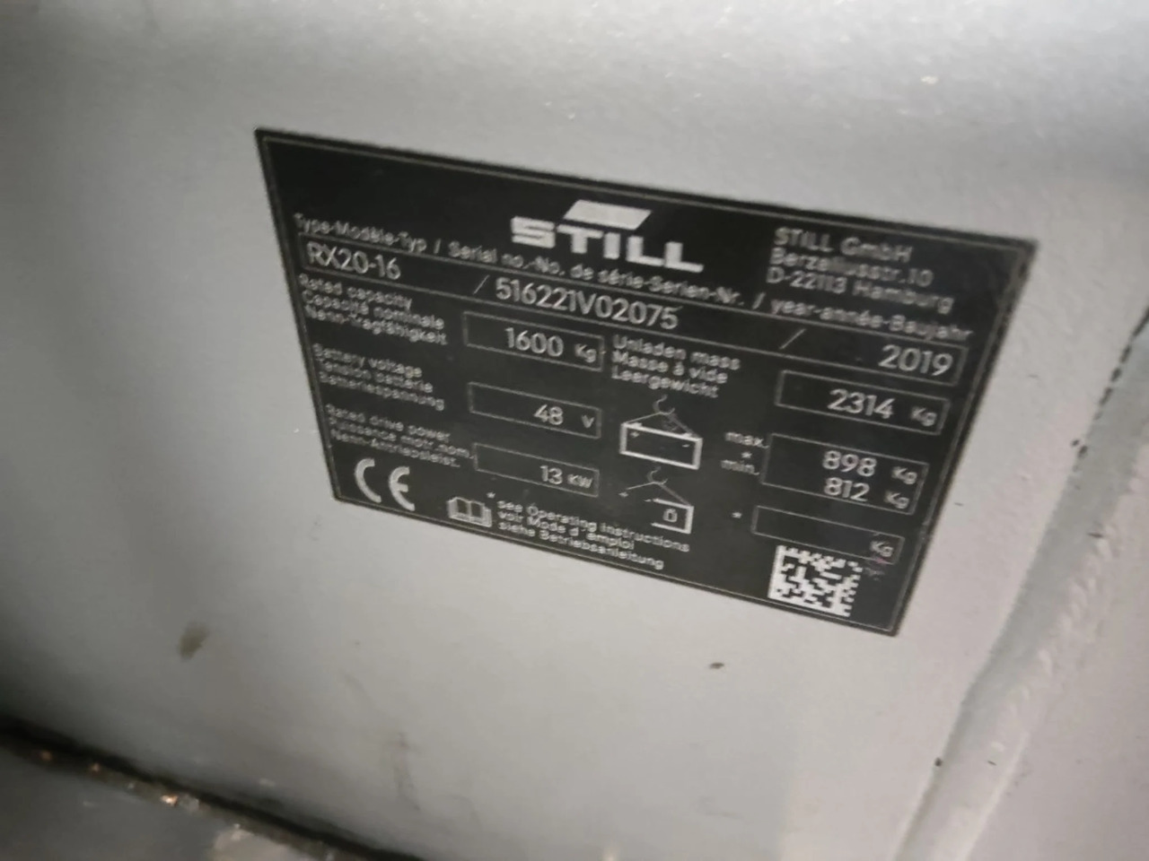 STILL RX20-16/LiIon - Carretilla elevadora eléctrica: foto 4 STILL RX20-16/LiIon - Carretilla elevadora eléctrica: foto 4