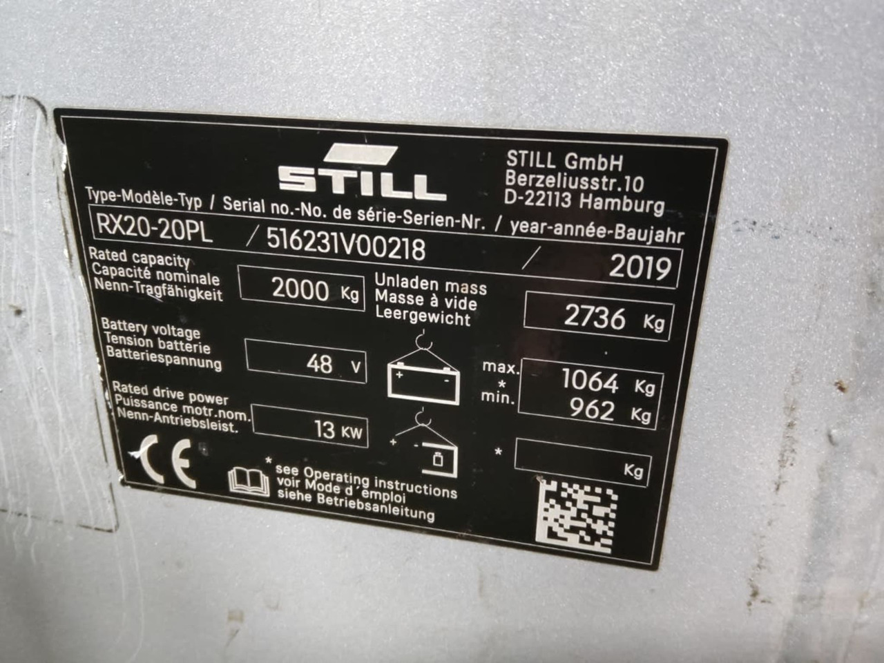 STILL RX20-20PL - Carretilla elevadora eléctrica: foto 5 STILL RX20-20PL - Carretilla elevadora eléctrica: foto 5
