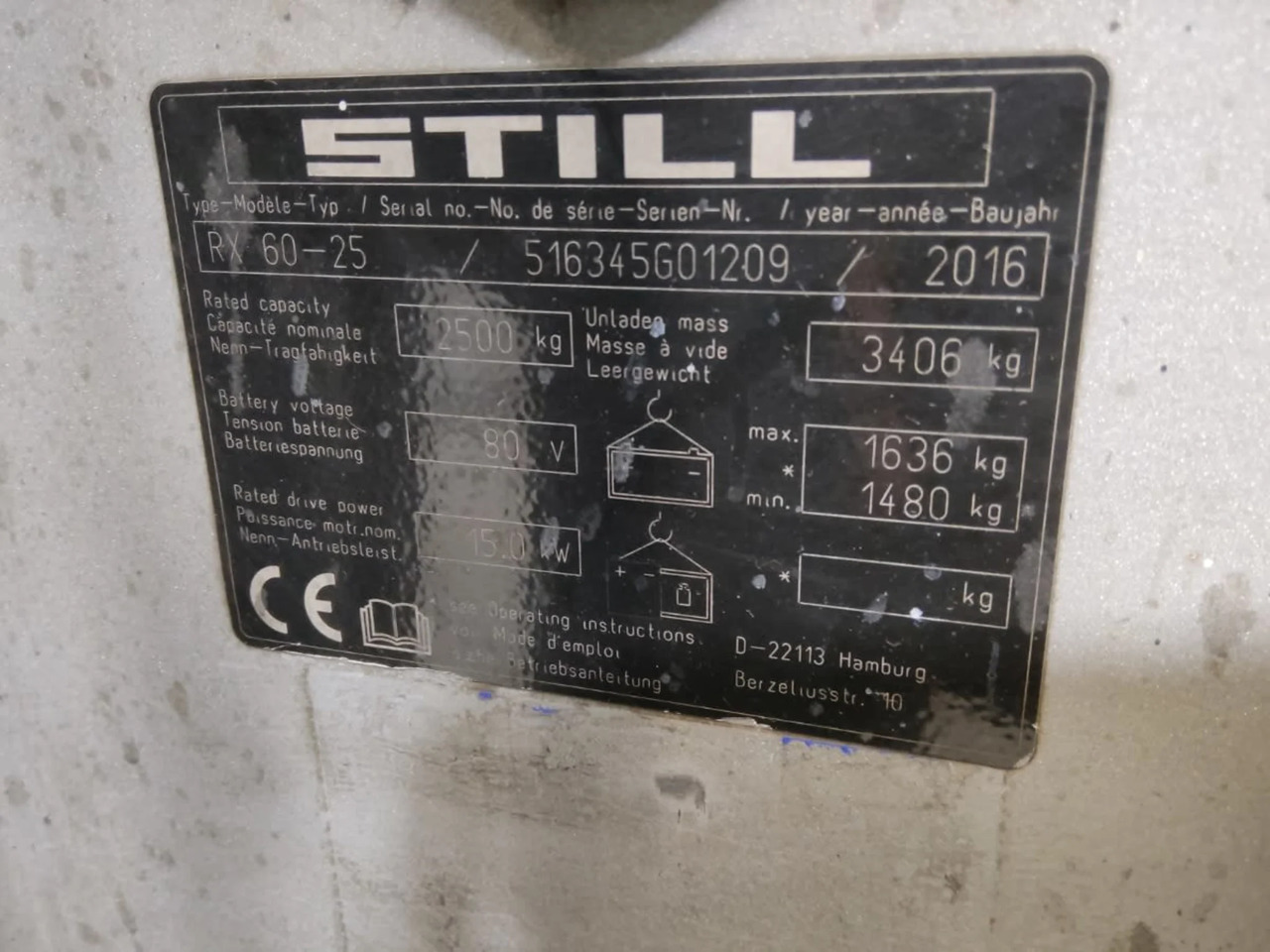 STILL RX60-25 - Carretilla elevadora eléctrica: foto 5 STILL RX60-25 - Carretilla elevadora eléctrica: foto 5