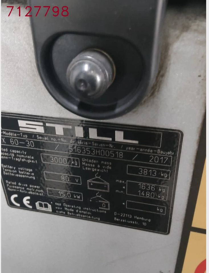 STILL RX60-30 - Carretilla elevadora eléctrica: foto 5 STILL RX60-30 - Carretilla elevadora eléctrica: foto 5