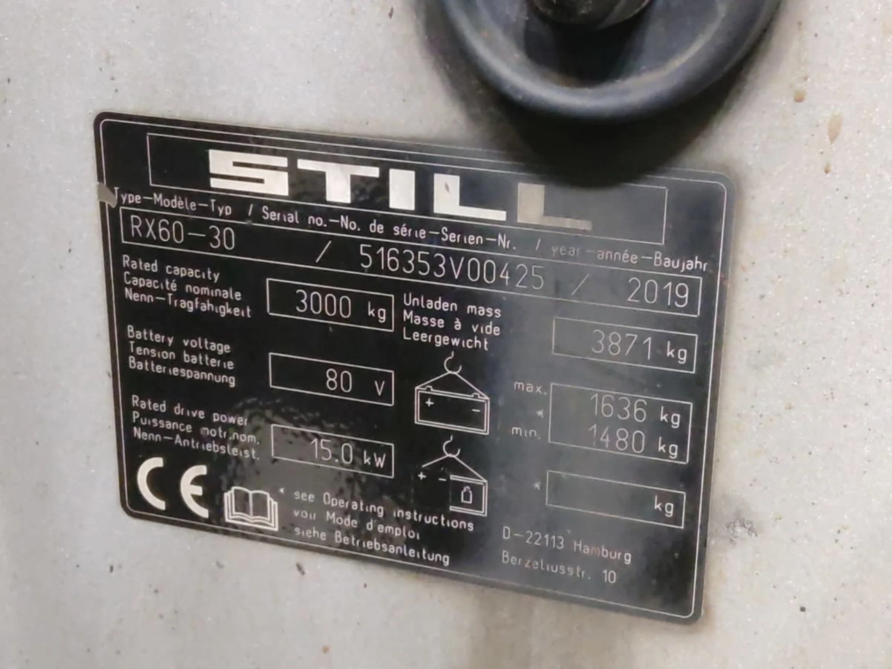 STILL RX60-30 - Carretilla elevadora eléctrica: foto 5 STILL RX60-30 - Carretilla elevadora eléctrica: foto 5